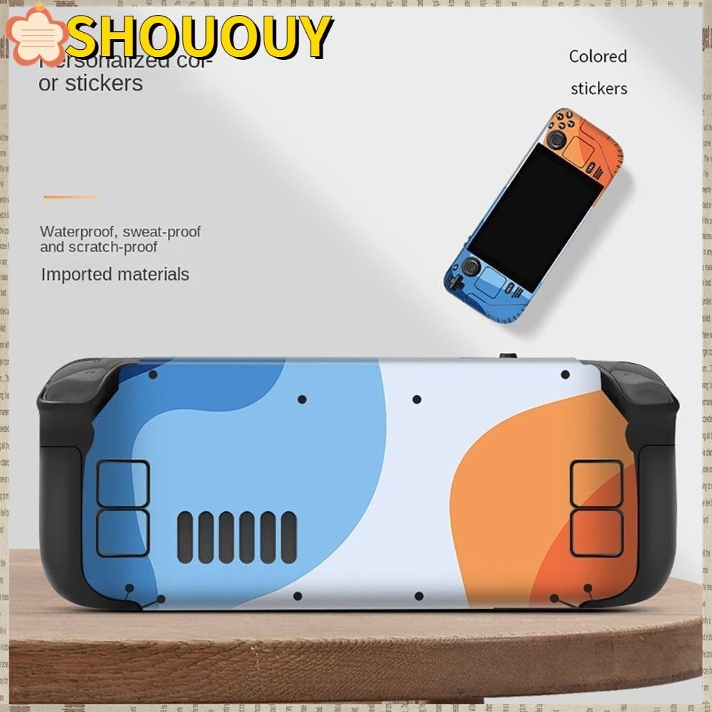 Shououy Game Decals, Full Wrap ฝาครอบป ้ องกัน Gamepad Stickers, ทนทาน Custom Anti-slip Game Controller สําหรับเกม Steam Deck