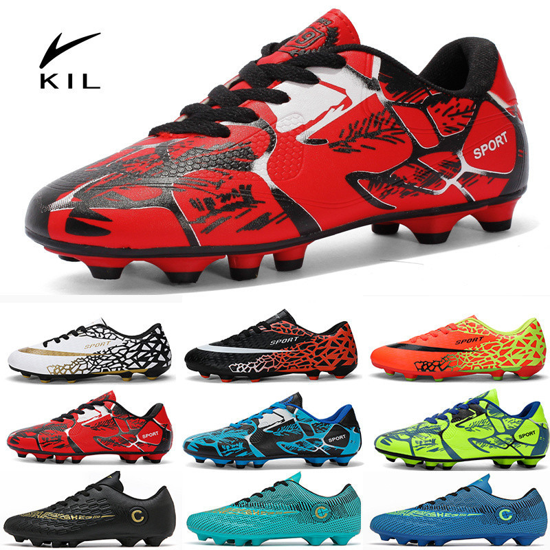 KIL-2024 Bangkok 24-hour delivery 1-3 days delivery Fast&Power#35-44# CR7 รองเท้าฟุตบอล Soccer Shoes