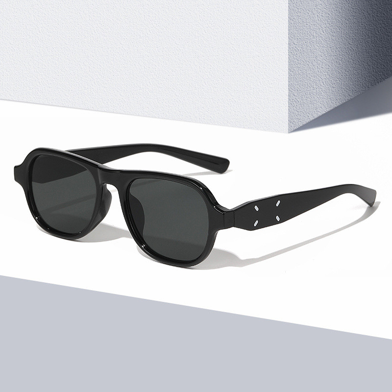 แว่นกันแดดผู้ชายแว่นตากันแดดวินเทจพรีเมี่ยม Sense UV นักบินแว่นตา