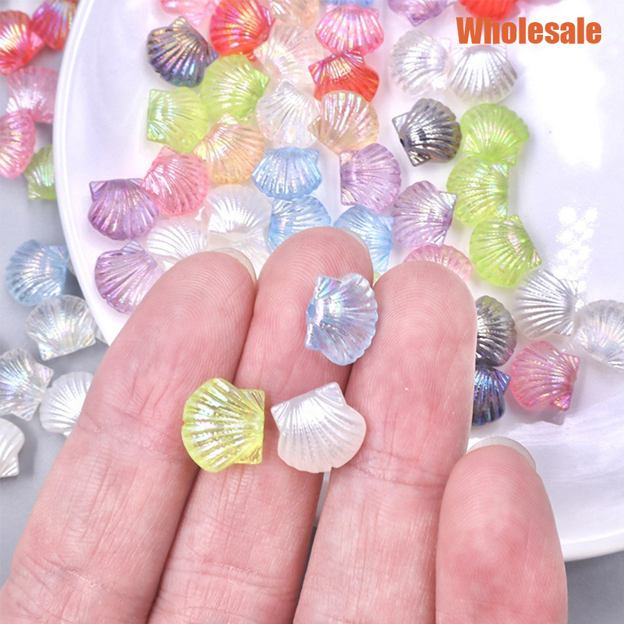 20ชิ้น11*13มิลลิเมตรผสมอะคริลิ เกี่ยวกับ เปลือกหลวมลูกปัดมหาสมุทรสไตล์จี้ ทําเอง สร้อยคออุปกรณ์ที่ทําด้วยมือเครื่องประดับทํา