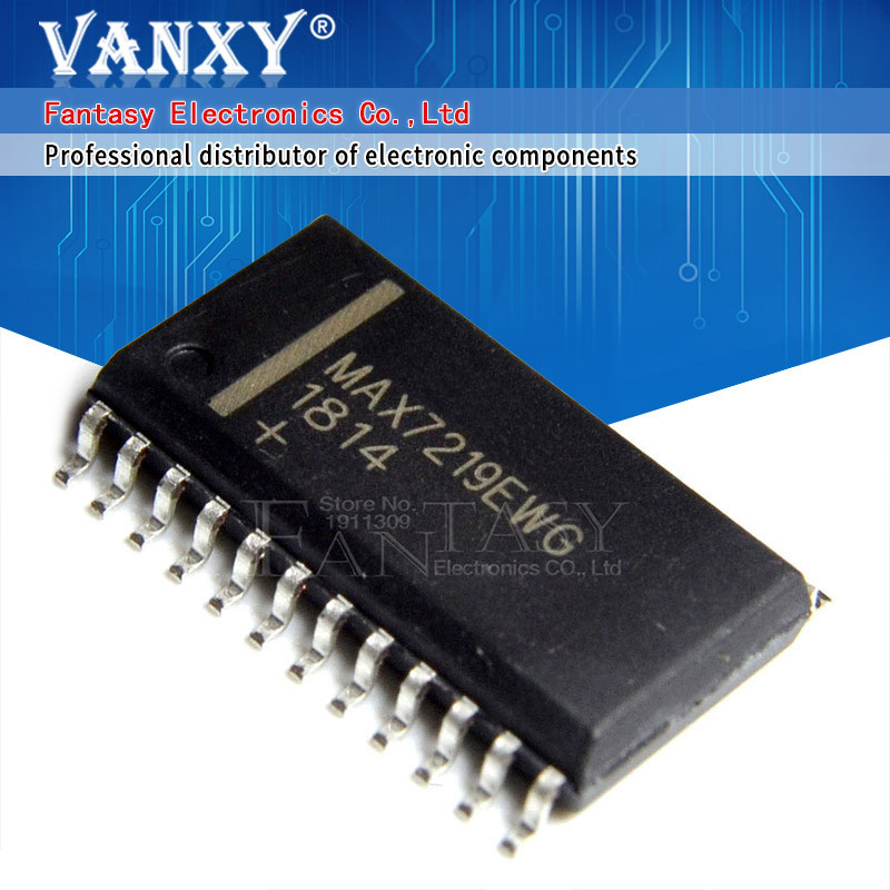 10pcs MAX7219EWG SOP-24 MAX7219 SOP MAX7219CWG MAX7219CNG DIP-24 ส ่ วนประกอบอิเล ็ กทรอนิกส ์
