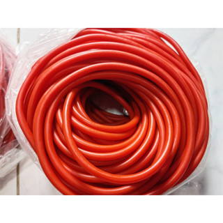 พร้อมส่งในไทย ยางกลม สีแดง ขนาด 6 มม.​ เบอร์ 3060 รู 3.0 มม.…