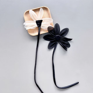 2 ชิ ้ นดอกไม ้ ดอกไม ้ Flora Patch Handmade ซ ่ อมอุปกรณ ์ เสริม