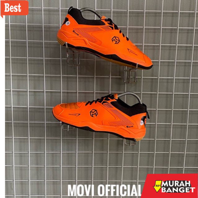 รองเท้า BADMINTON สุดเท่ ORIGINAL MOVI ERGO ORANGE BADMINTON รองเท้าสําหรับผู้ชายและผู้หญิง