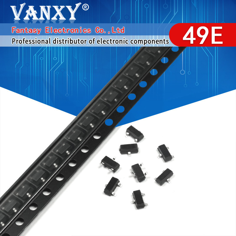 10pcs 49E 44E SS44E AH44E SOT-23 Hall Sensor Element SS49E HAL13S HAL145 HAL253 HAL248 HAL251 OH34 A