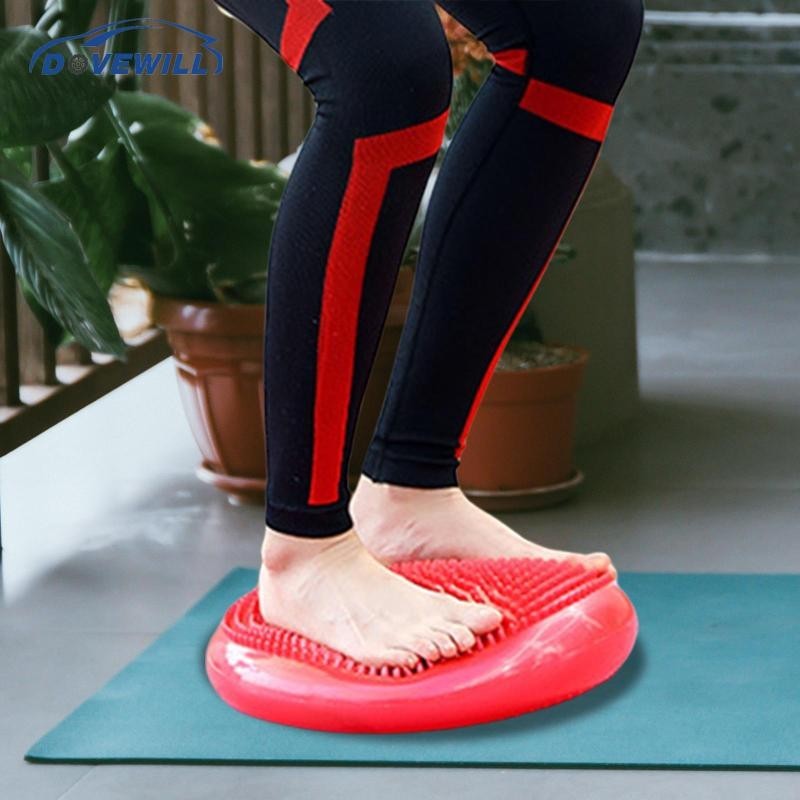 [Dovewill] Balance Nonslip Balance Disc Wobble Cushion Stability Flat Pad สําหรับเด็กผู้ใหญ่ยิมนาสติ