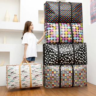 กระเป๋าใส่ของอเนกประสงค์ PVC ขนาด 80x60x26 cm. คละสี คละลาย พร้อมส่งจากรังสิตปทุม...