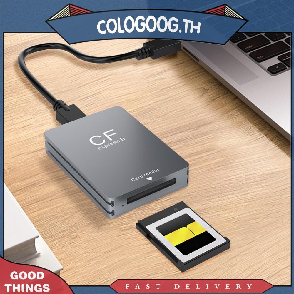 Cfexpress Type B Card Reader USB 3.2 10Gbps พร ้ อมสาย USB C ถึง USB C/A สําหรับ SLR
