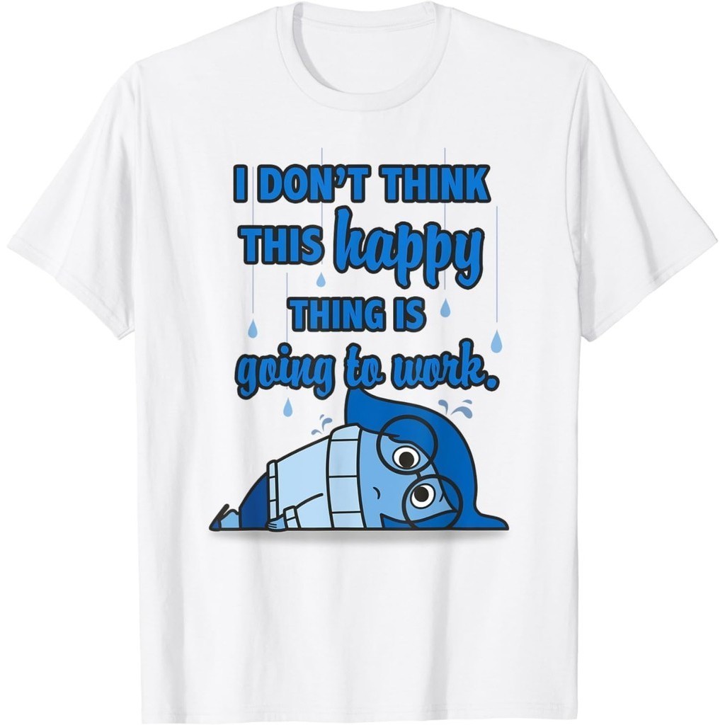 🍒🍒 Pixar Inside Out 2 เสื ้ อยืดคอ O-neck กราฟิก 100 % สําหรับผู ้ ชาย S-5XL