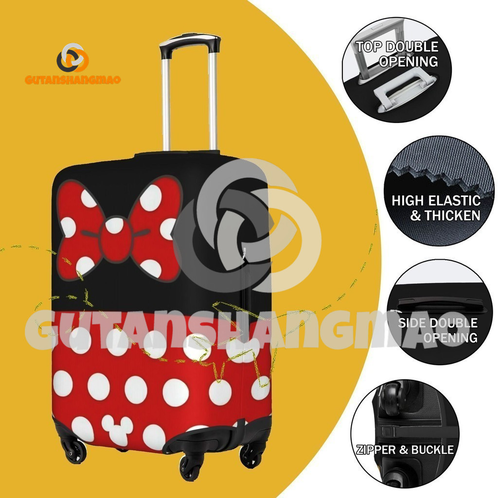 ผ้าคลุมกระเป๋าเดินทาง Barbie Travel Luggage Cover ผ้าคลุมกระเป๋าเดินทางแบบซักได้ ป้องกันรอยขีดข่วน เหมาะกับกระเป๋าเดินทางขนาด 18-32 นิ้ว