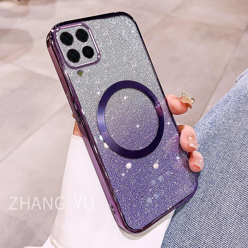 เคส Samsung A51 A71 M30S M31 M33 M54 M14 M23 M51 M53 แหวนซิลิโคนนุ่มเคสโทรศัพท์ใส