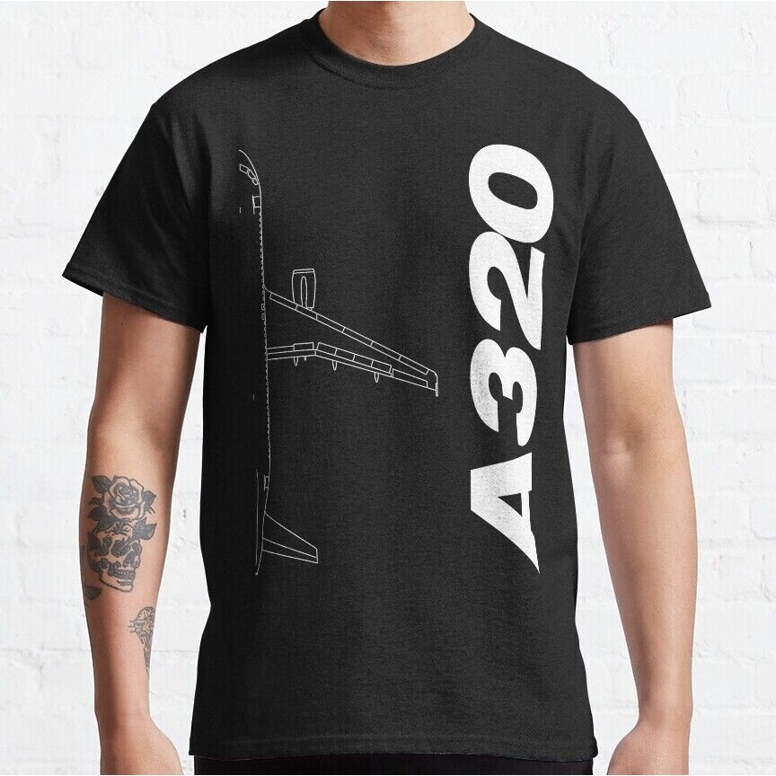Best To Buy Dark Airbus A320 Airjet Pilot Aviation Classic T-Shirt