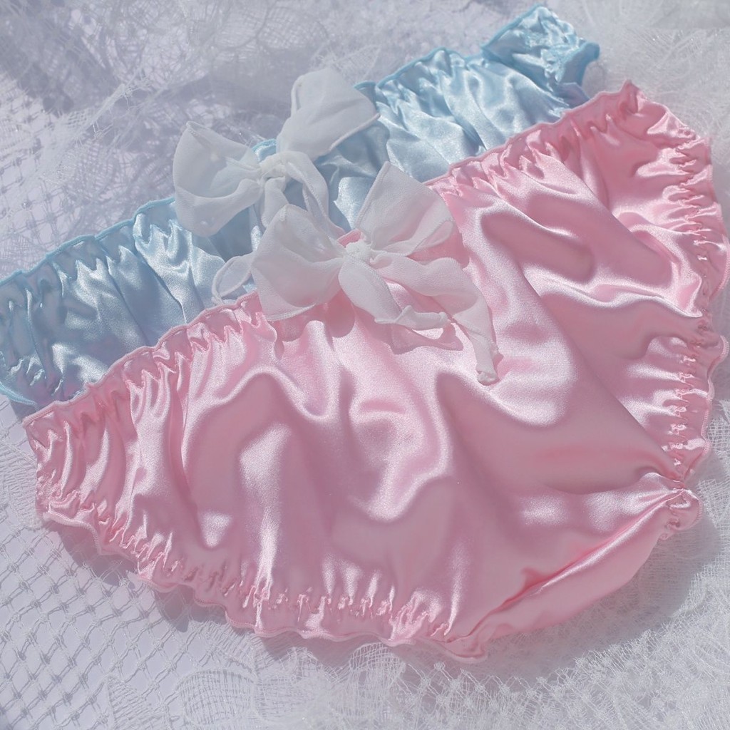 First Sight ชีฟองโบว ์ หวานสาวนุ ่ มที ่ ไม ่ ซ ้ ํากัน Pure Desire สไตล ์ อินสไตล ์ กางเกงสุภาพสตรี