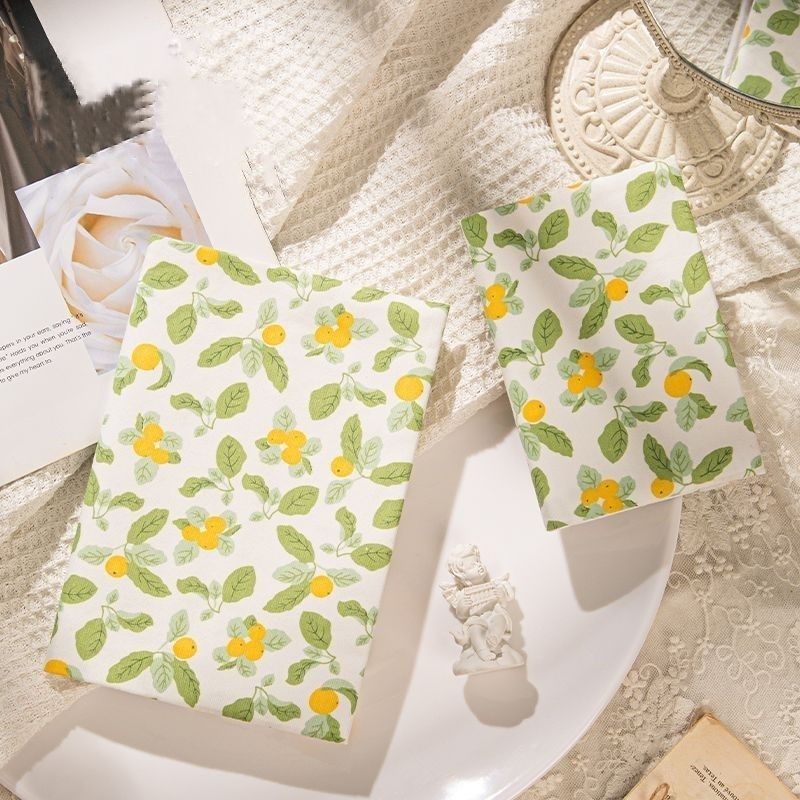 Loquat ผ้าตู้หนังสือ A5 A6 Handmade แบบพกพาตู้หนังสือ รูปที่ 6