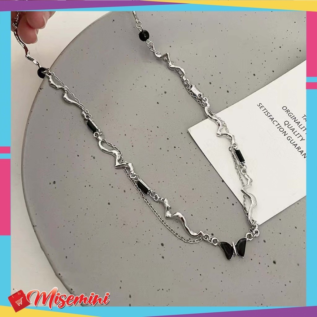 Misemini สร้อยคอโซ่ลายผีเสื้อสวย 1177