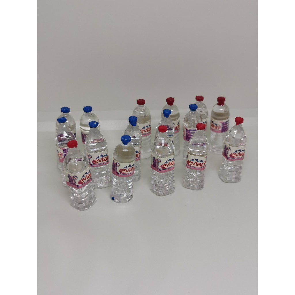 ขวดน้ำเปล่าจิ๋ว ขวดน้ำ ขวดน้ำดื่ม มีให้เลือก 7 แบบ #ของจิ๋ว #Dollhouse