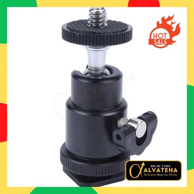 Hot Shoe Camera Ball Head 1 ต่อ 4 TaffiSTUDIO QM3621