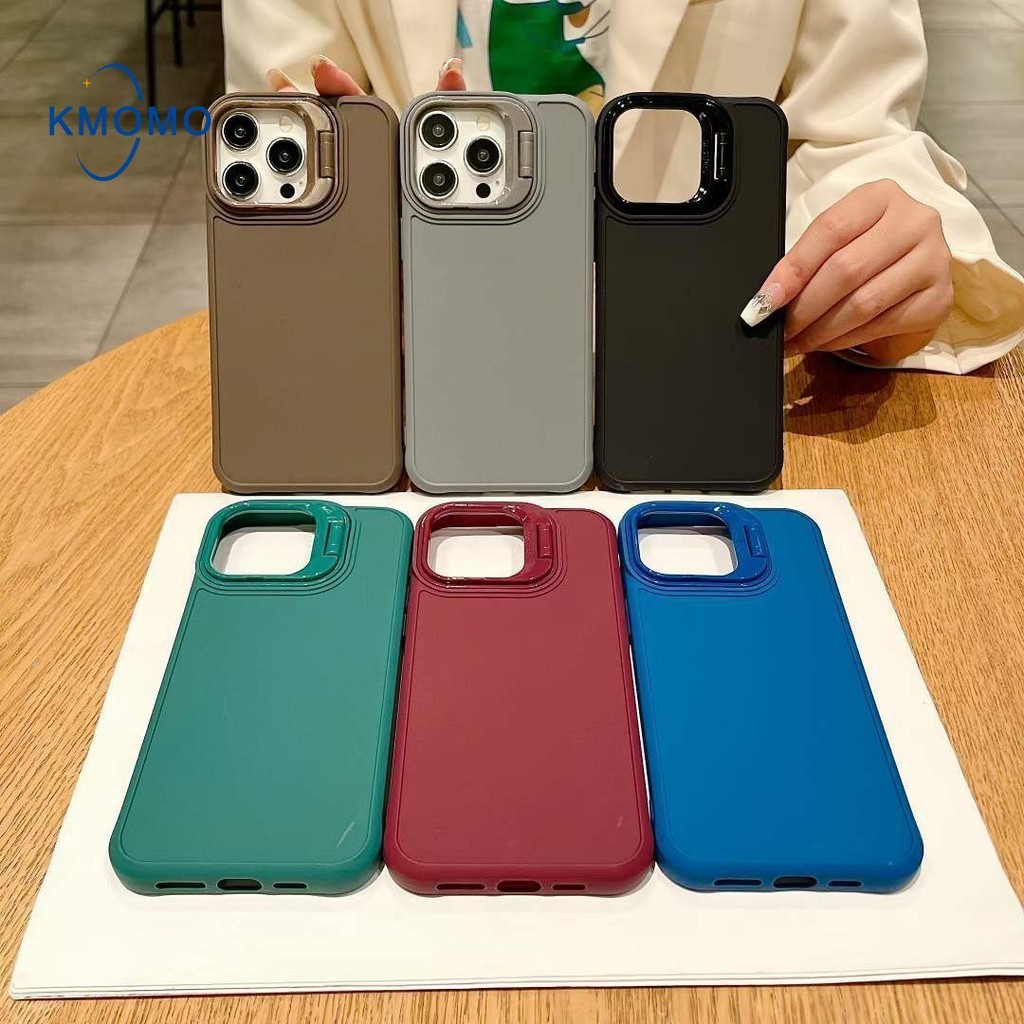เคสโทรศัพท์มือถือแบบนิ่ม กันกระแทก For Xiaomi Redmi Note 13 Pro 5G 12 4G 11 11s 10 10s 9 9s พร้อมแหวนขาตั้ง เคสตั้งได้