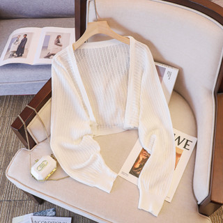 ครีมกันแดดเสื้อผ้าผู้หญิงฤดูร้อนหลวม Slimmer ดูถักเสื้อสเวตเ…