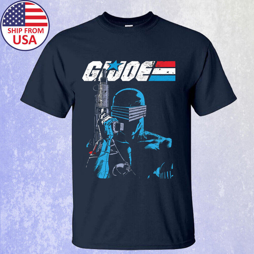 Good พิมพ์ Soft Gi Joe Snake Eyes เสื้อยืดสีกรมท่าผู้ชาย