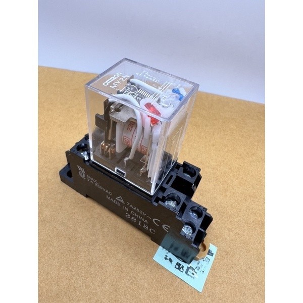 ราคาถูก! My2n MY2 มีไฟ 220v 12vdc 24vdc 12vac 24vac 110vac มีซอกเก็ต