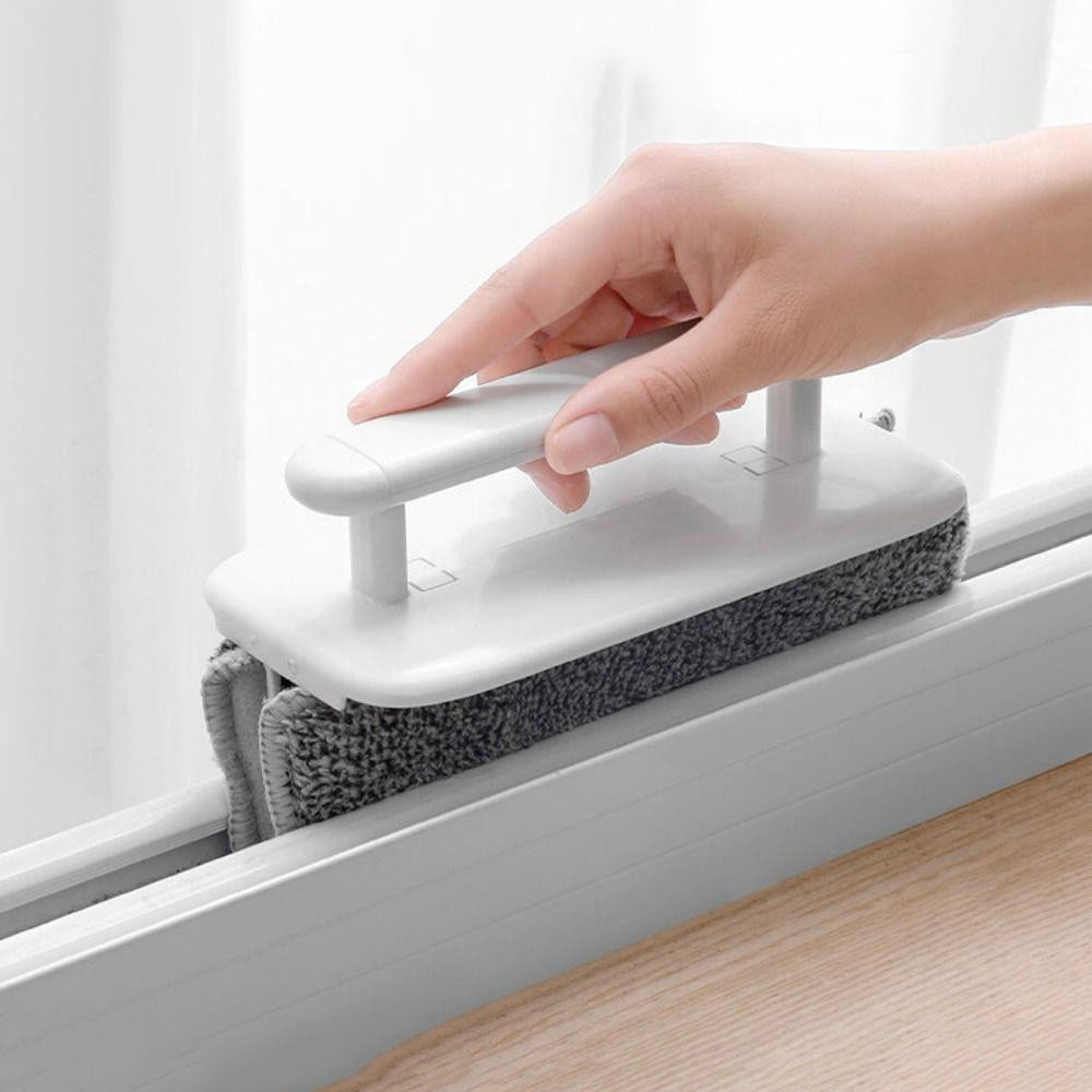 แปรงทำความสะอาดร่องหน้าต่าง ผ้าเปลี่ยนได้ เครื่องมือทำความสะอาดบ้าน ใช้ง่าย รวดเร็ว จัดการร่องยากได้อย่างหมดจด - รูปที่ 5