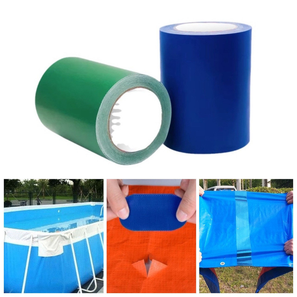 🚀 เทปซ่อมผ้าใบ เทปกาวกันรั่ว กันน้ำ เทปกาวซ่อมเต๊นท์ ผ้าใบ กันสาด ป้องกันการรั่วซึม กันความร้อน รุ่นอัพเกรดเหนียวแน่น 🚀