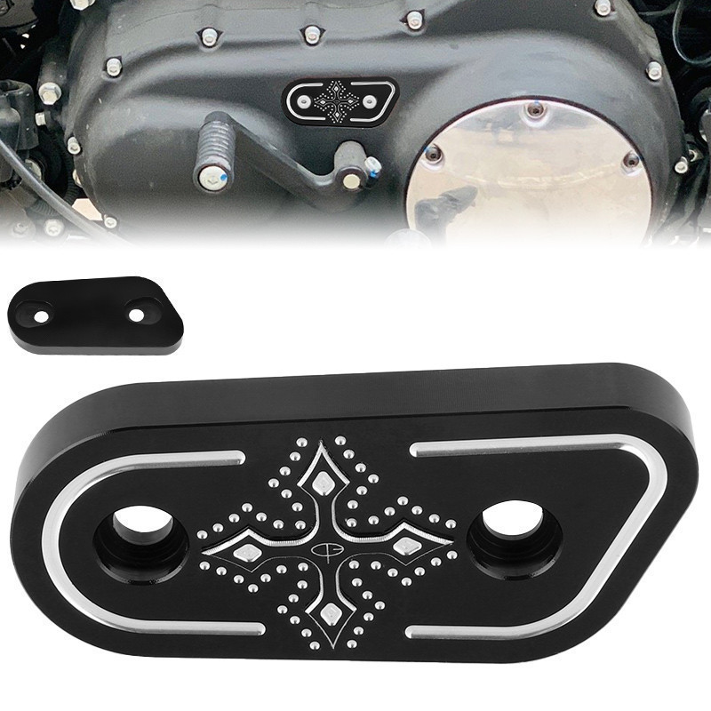 YJ Motorcycle Inspection Cover Clutch Covers Aluminum For Harley Sportster XL 883 1200 48 Iron Forty