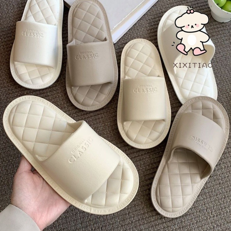 Xixitiao รองเท้าแตะ พื้นนิ่ม น้ําหนักเบา ใส่สบาย เหมาะกับใส่ในบ้าน ห้องน้ํา สําหรับผู้หญิง
