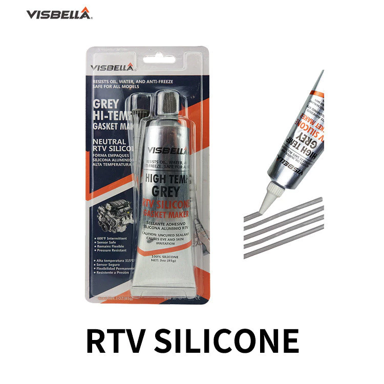 VISBELLA กาวทาปะเก็นซิลิโคน ทนความร้อนสูง เหมาะสำหรับ ปะเก็นเครื่อง ฝาสูบ ท่อไอดี วาล์ว ขนาด 85g