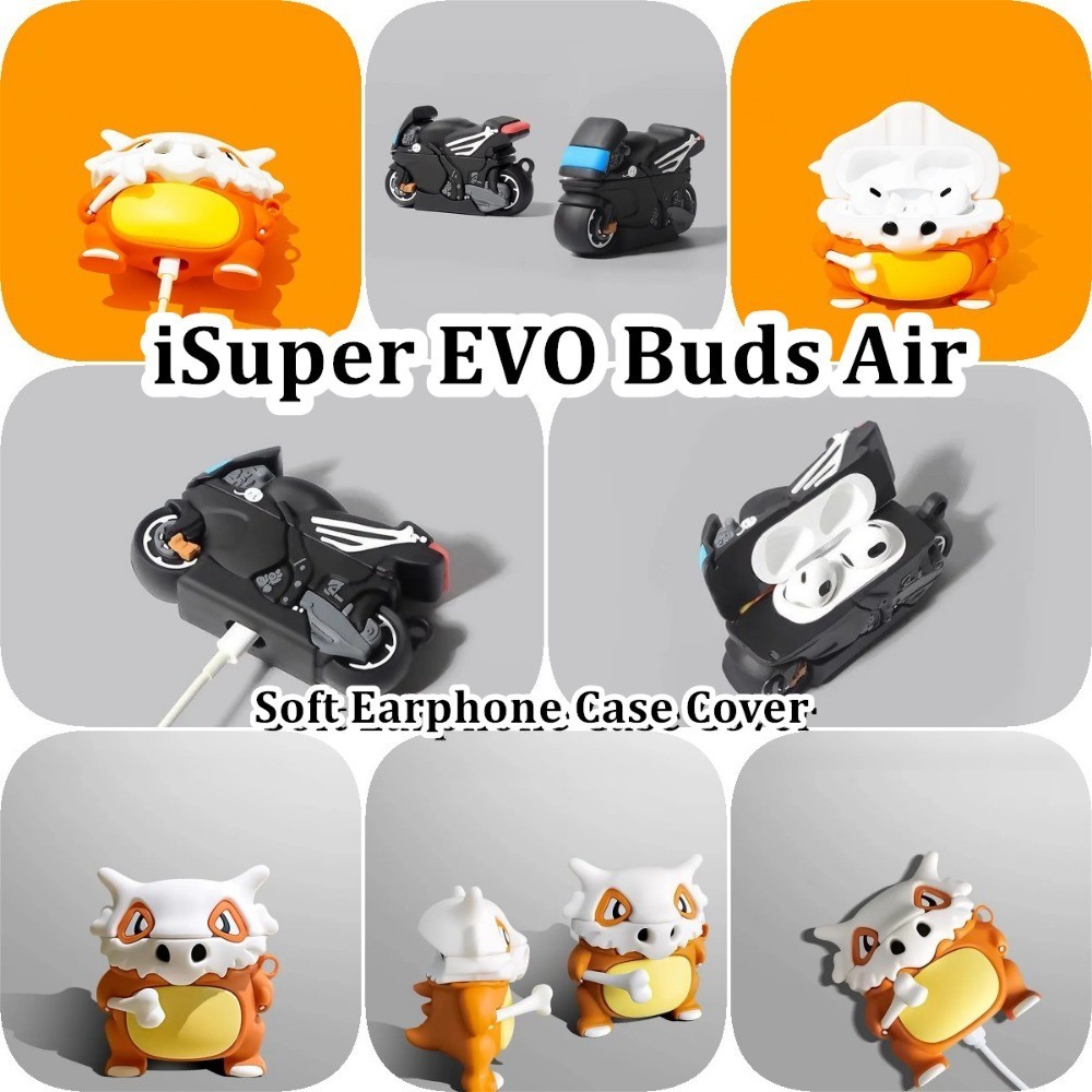 imamura สําหรับ iSuper EVO Buds Air Case การ์ตูนสร้างสรรค์ซิลิโคนอ่อนนุ่มหูฟังกรณีปลอก NO.2