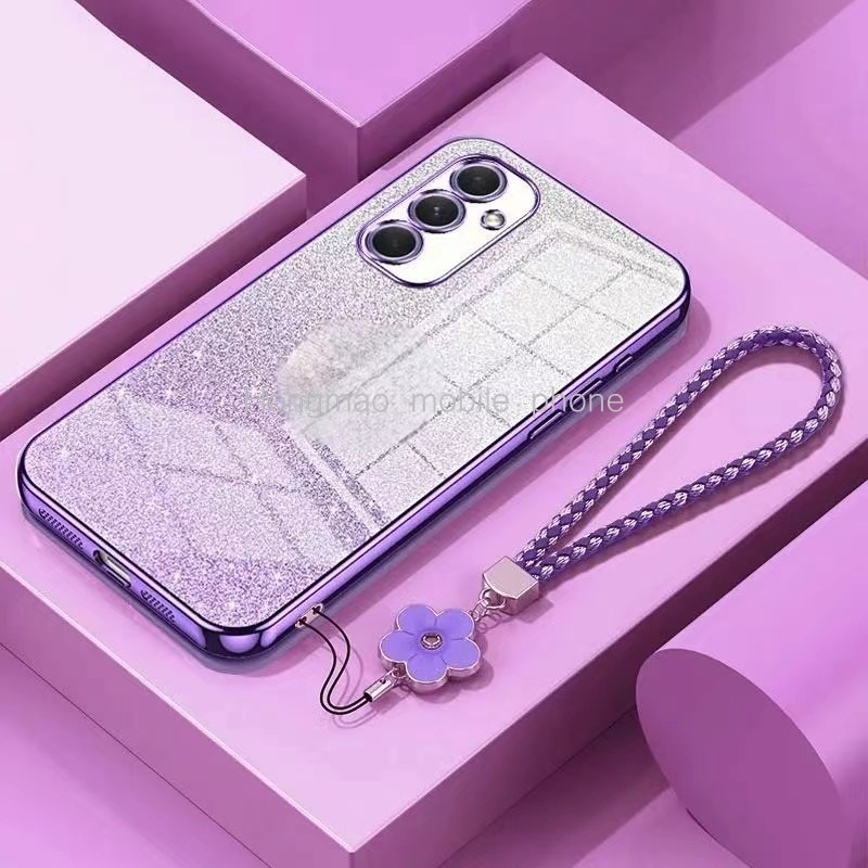 ปลอกสําหรับ Huawei Honor Y6P Y7 Y7A Y9 Y9S X6A X9A 2019 2020 Prime Nova 5T 7i 8i 9 10 10SE 9SE Y61 Y70 Y90 Y90 Plus Four leaf clover ป้องกันเคสโทรศัพท์ไล่ระดับสี