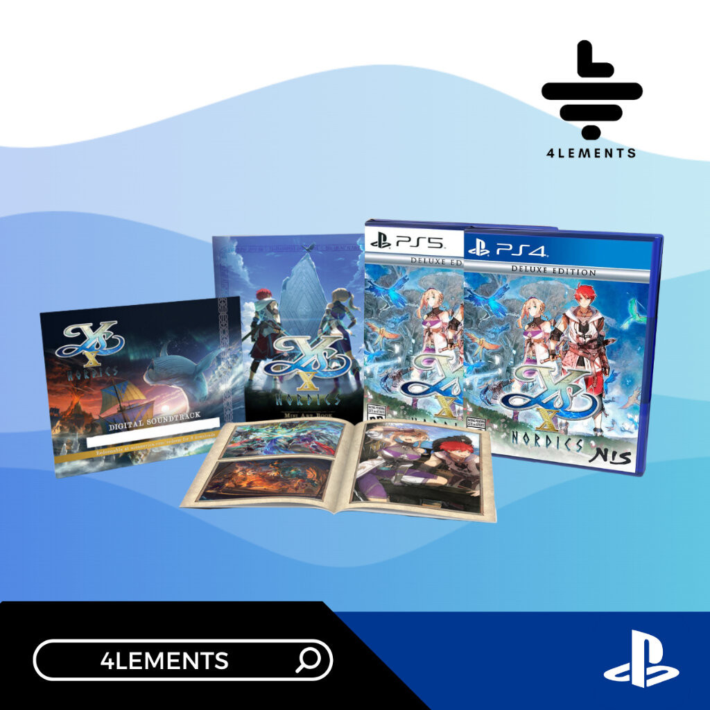 (พร้อมส่ง) PS4 PS5 YS X NORDICS DELUXE EDITION (GAME) (R1/USA) (ENG)