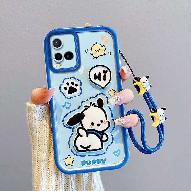 เคส vivo y21 3D สติกเกอร์ตุ๊กตาเคสโทรศัพท์สําหรับ กรณี vivo y21s y33s y33t y21a y21e t1x ฝาครอบ
