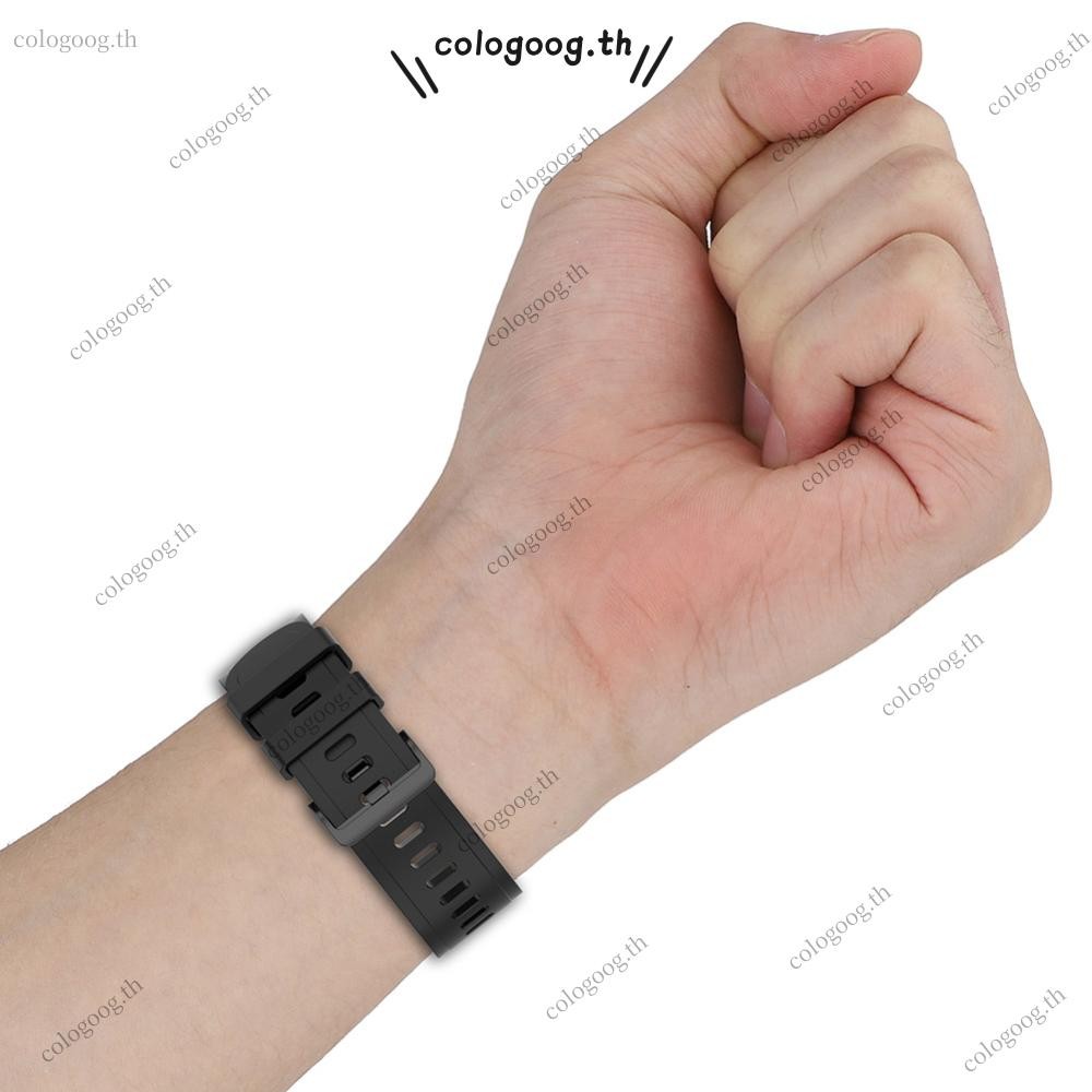 สายซิลิโคน Smartwatch Band สําหรับ MI Watch S1 Active/Watch สี
