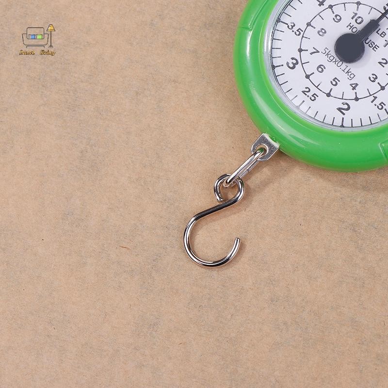 Openw Mini Pointers Digital Hanging Hook Spring Scale กระเป๋าเดินทางแบบพกพาเครื่องชั่งน้ําหนักขนาดตกปลา 5 กก.ความจุอาหารขนาดดี