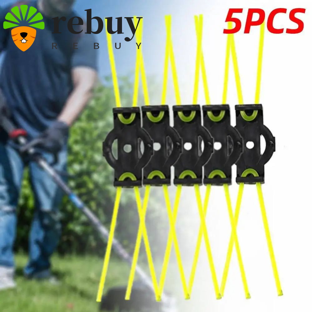 ซื้อซ้ํา 5 ชิ้นเชือกหญ้า,เปลี่ยนอุปกรณ์เสริมเครื่องตัดหญ้าที่เรียบง่าย,แบบพกพาที่ถอดออกได้กําจัดวัชพืชสวมใส่อุปกรณ์สวนสวนสวน