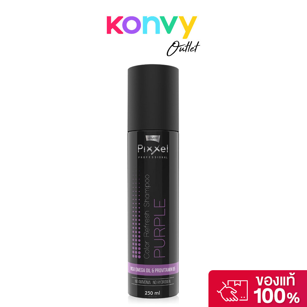 Lolane Pixxel Color Refresh Shampoo 250ml โลแลน พิกเซล คัลเลอร์ รีเฟรช แชมพู.