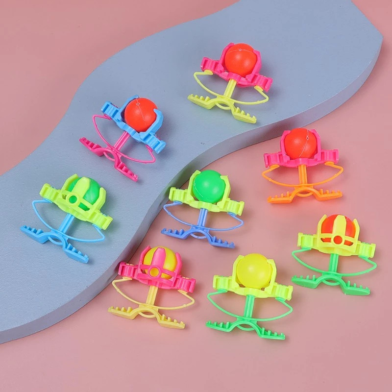【พร้อมส่ง】📍ของเล่นลูกบอลพลาสติก ขนาดเล็ก เหมาะกับของขวัญเทศกาลกลางแจ้ง สําหรับเด็ก นิ้ว หนังสติ๊ก