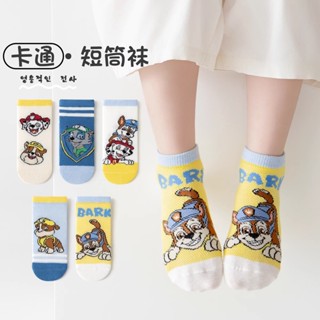 (5 คู่ชุด) เด็ก Paw Patrol ถุงเท้าตาข่ายฤดูใบไม้ผลิและฤดูร้อ…