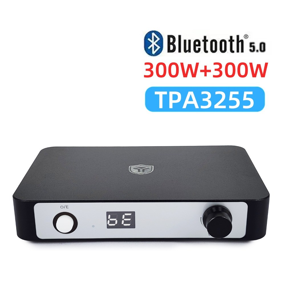 บลูทูธ 5.0 TPA3255 Class D Power HIFI Mini Amplifier 2.0 เครื่องขยายเสียง 300Wx2 600W DSP ควบคุม Ne5532DR