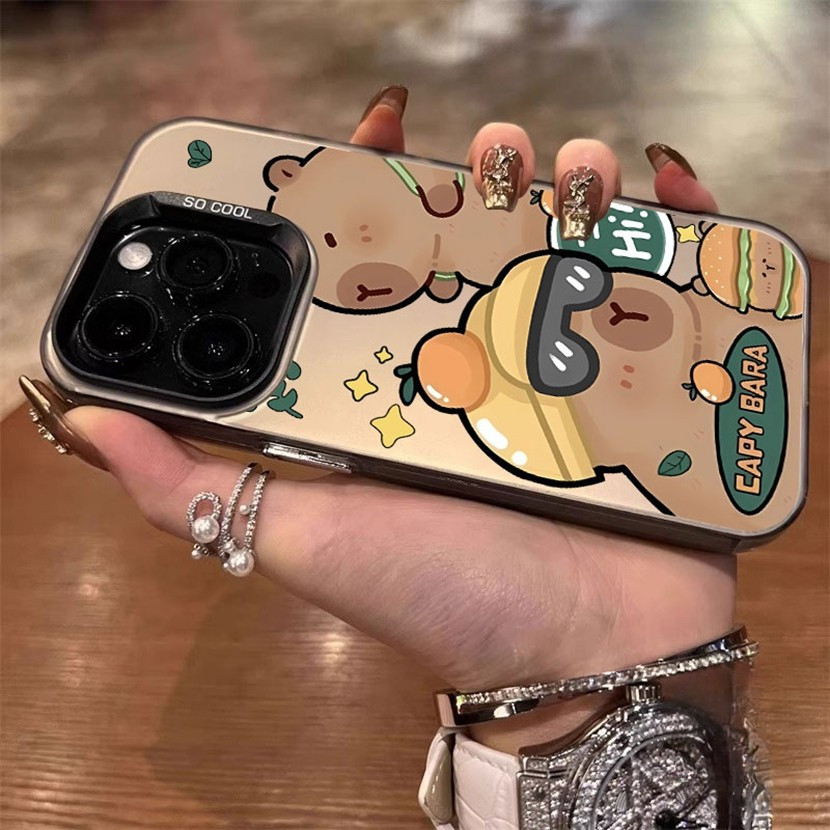 ⚡Just⚡เคสไอโฟน เข้ากันได้กับ iPhone 16 iPhone 15 เคสไอโฟน 16 Pro Max 15 iPhone 13 11 XS XR 7P กรณีนุ่มน่ารัก-HLMSCY236