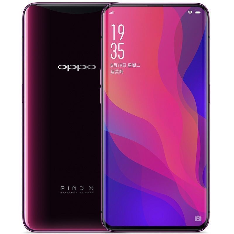 โทรศัพท์ OPPO Find X ปลดล็อคด้วยใบหน้า ระบบ Snapdragon 845 สำหรับเล่นเกม สำรองข้อมูล โทรศัพท์นักเรีย