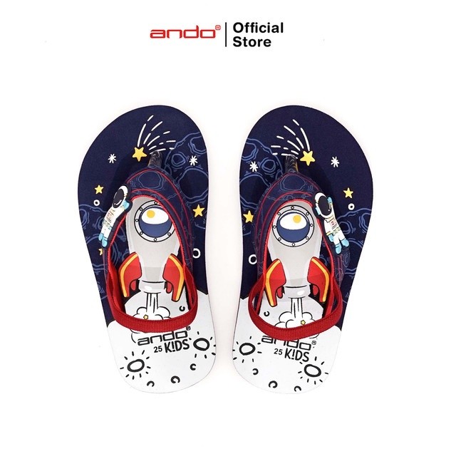 Ando Rocket Boy Sandals Kids Balita Navy Size 24-27