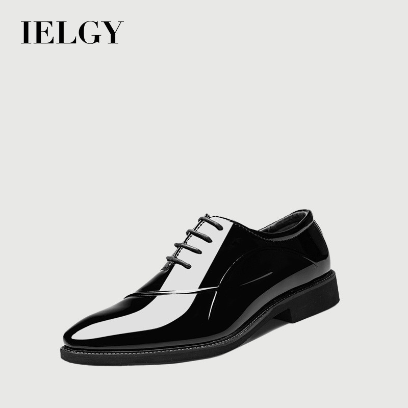 IELGY ใหม่รองเท้าหนังขนาดใหญ่ธุรกิจชุดรองเท้า