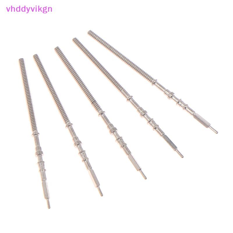 Vhdd 5 ชิ้นสแตนเลสสตีลนาฬิกา Stem Crown Kit สําหรับ NH35 NH36 การเคลื่อนไหวอัตโนมัตินาฬิกาผู้ชาย Stem อะไหล่ TH