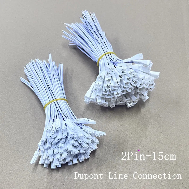 15เซนติเมตร2จุด Dupont สายชายหญิงการเชื่อมต่อ, 0.3 Squared 22AWG LED แถบขยายตะกั่วลวดสำหรับ5-24โวลต์