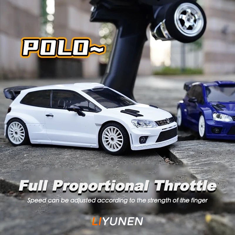 Ld2801 1/28 POLO RTR 4WD RC Drift รถ Full Proportional ควบคุมยานพาหนะ 4x4 รีโมทคอนโทรล Drift โปโลรถข