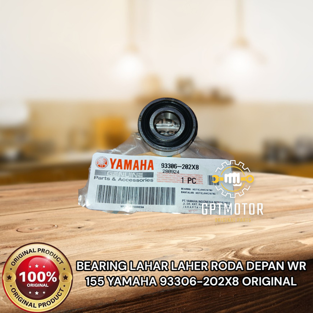 ล้อหน้าแบริ่ง LAHAR WR 155 YAMAHA 93306-202X8 ORIGINAL