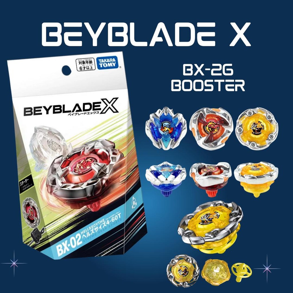 เบย์เบลด Beyblade X UX-03 Wizard Rod Beyblade Xtreme พร้อม Launcher Led Grip ชุดสําหรับ Beyblade Bur